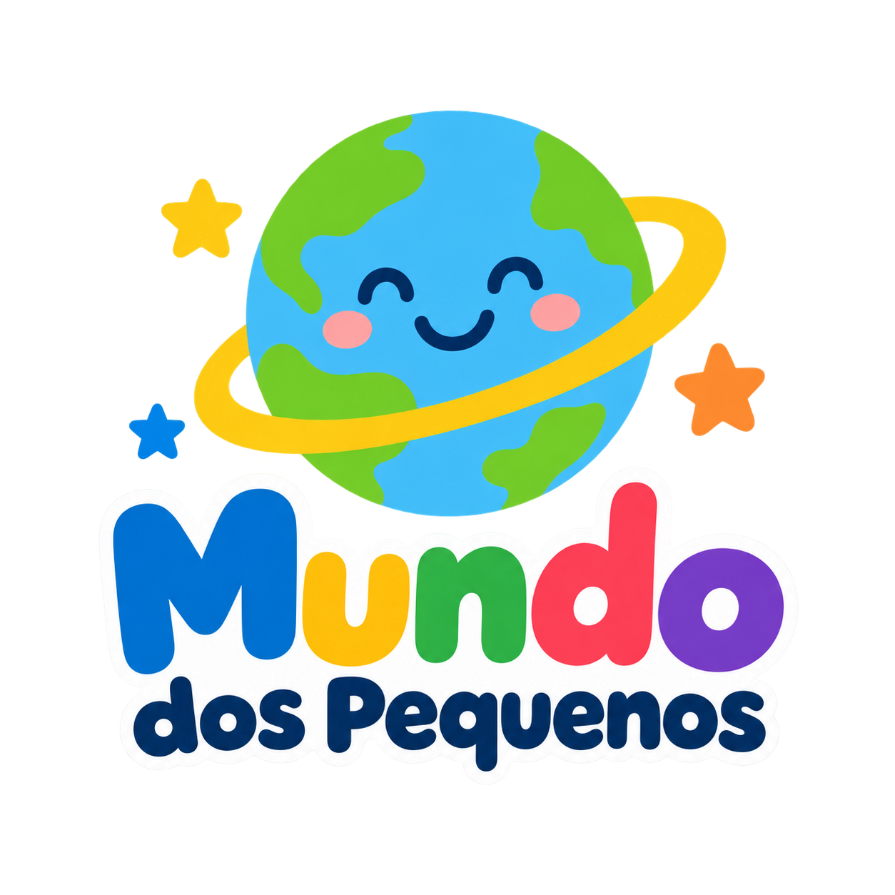 Logo colorida Mundo dos Pequenos